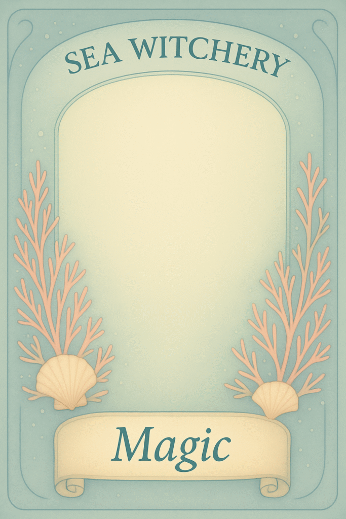 Free printable Sea Witchery oracle cards