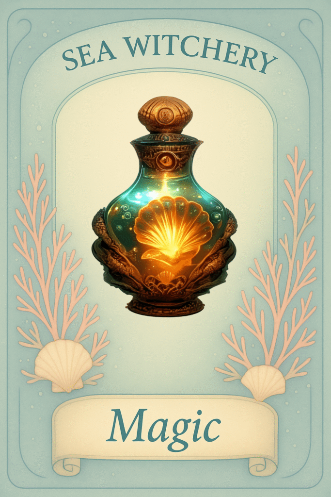 Free printable Sea Witchery oracle cards