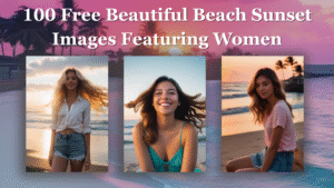 100 Free Beautiful Beach Sunset Images Featuring Women